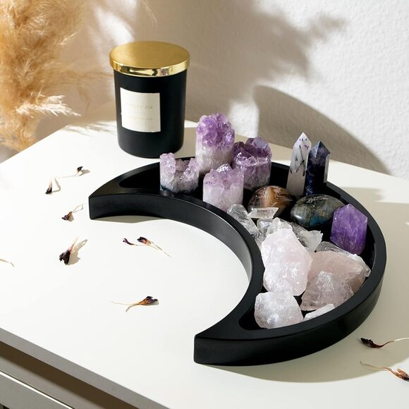 Moon Tray Crystal Holder Display - Picture 2 of 6